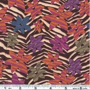  45 Wide Designer Bags Zebra Purple Fabric By The Yard 
