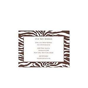  Brown Zebra Moving Party Invitations: Health & Personal 