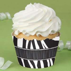  Zebra   Birthday Party Cupcake Wrappers: Toys & Games