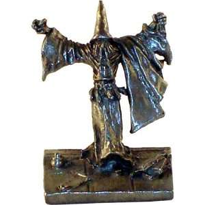    Rawcliffe Pewter Wizard Casting Spell Figurine: Toys & Games