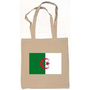  Algeria Flag Canvas Tote Bag Natural 
