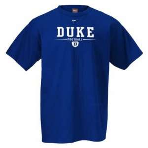  Nike Duke Blue Devils Royal Blue Youth Practice T shirt 