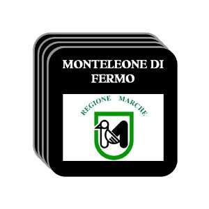   Region, Marche   MONTELEONE DI FERMO Set of 4 Mini Mousepad Coasters