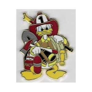  Fireman Donald Duck Pin: Everything Else