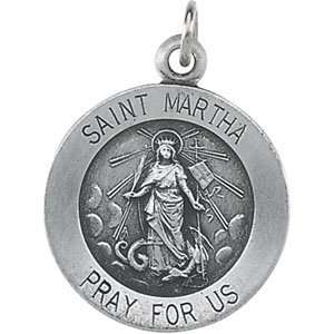   18.25 mm St. Martha Medal   2.31 grams. 100% Satisfaction Guaranteed