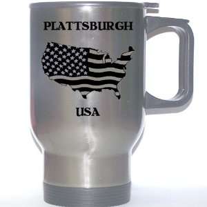  US Flag   Plattsburgh, New York (NY) Stainless Steel Mug 