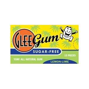 Glee Gum Lemon Lime, Sugar Free (12x15 PC):  Grocery 