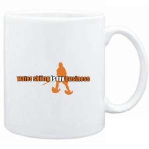  Mug White  Water Skiing is my business  Sports Sports 