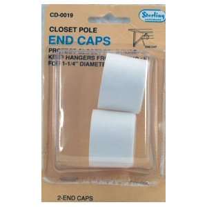   each: John Sterling Closet Pole End Caps (CD 0019): Home Improvement