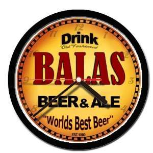  BALAS beer and ale wall clock: Everything Else