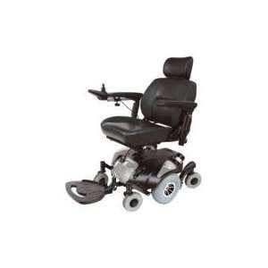   GT Mid Wheel Drive Power Wheelchair with Captains Seat  Color Silver