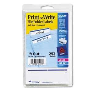  Avery Print or Write File Folder Labels AVE05201: Office 
