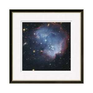  Star Forming Region In The Small Magellanic Cloud Framed 