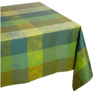    Percent Cotton 71 Inch by 118 Inch Tablecloth, Lime