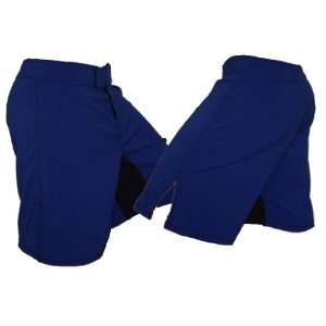  Plain Blue MMA Shorts (Blank) Size 32: Everything Else