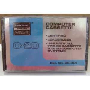  TRS 80 C 20 Certified Leaderless Computer Cassette Tape 