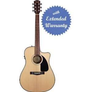  Fender CD 100CE Dreadnought Cutaway Acoustic Electric 