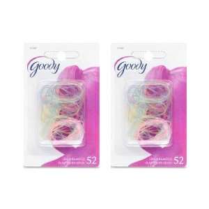  Goody Elastic Band 52 pcs, Assorted #71287 (Pack of 2 