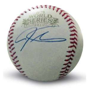 PRESALE: Josh Hamilton Signed 2011 World Series Ball   MLB Holo 