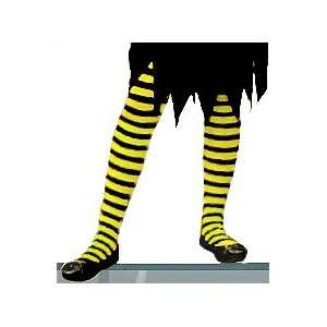   Witch Accessories   Yellow/ Black Striped Tights: Everything Else