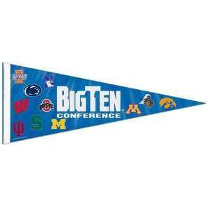 Big 10 Pennant   Premium Felt Style 