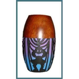   Mango Wood Vase Or Candle Holder Moola Bula Tiki