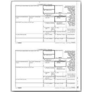  IRS Approved 1099 R copy c Tax Form: Office Products