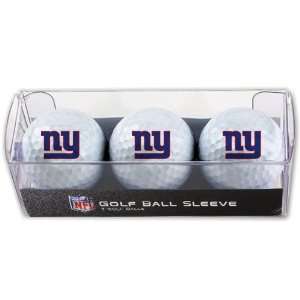  NFL McArthur New York Giants 3 Pack Golf Balls: Sports 
