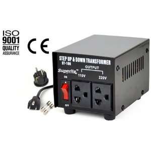   110/220 volt with USA Grounded plug and FREE European plug for