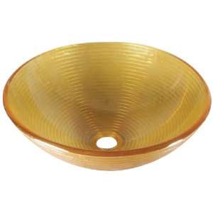  Bionic 11663 Amber Ribbed Vessel Sink