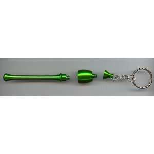  MUSHROOM Keychain Pipe NEW! 3 1/4 Green Metal Pipe 