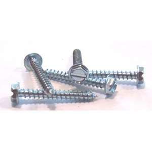   Hex Washer Head / Serrated / Type AB / Steel / Zinc / 1,250 Pc. Carton