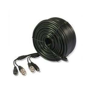  99ft AWG22 Premade Siamese CCTV Video + Power Cable 