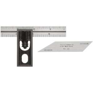Starrett 13B Inch Reading Double Square With Graduated And Bevel 