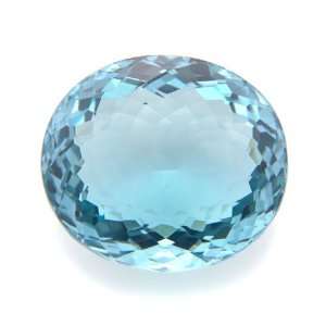   *19mm Blue Aquamarine Quartz Loose Gemstone VVS Mind Blowing Jewelry