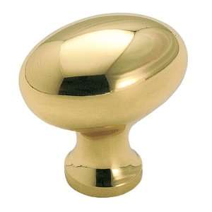  Amerock 1443 3 Polished Brass Oval Knobs: Home Improvement