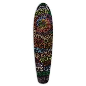 Gold Coast Moon Longboard Deck,Freedom 