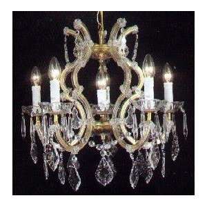  A83 1575/5+1 Chandelier Lighting Crystal Chandeliers: Home 