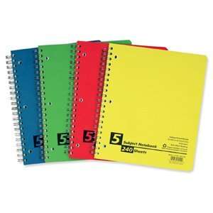  Ampad® Multi Subject Notebook, College/Medium Rule, Ltr 