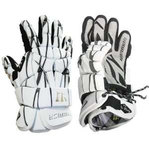  Warrior MacDaddy 3 White M Lacrosse Gloves: Sports 