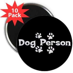  2.25 Magnet (10 Pack) Dog Person 