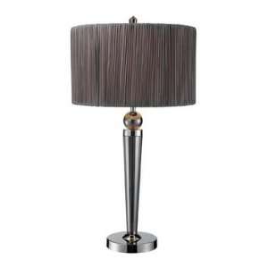 Dimond Lighting D1819 Reigel   One Light Table Lamp, Smoked Finish 