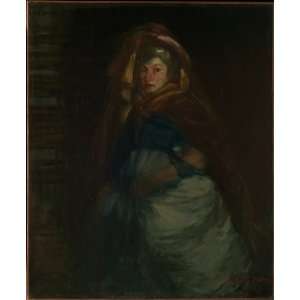   Reproduction   George Benjamin Luks   24 x 30 inches   The Old Duchess