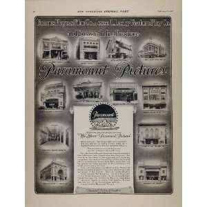  1915 Ad Paramount Pictures Silent Film Theatres Strand 