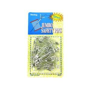   Pack of 144   Jumbo safety pins (Each) By Bulk Buys: Everything Else