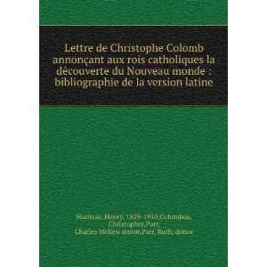  Lettre de Christophe Colomb annonÃ§ant aux rois 