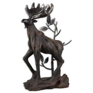  Uttermost 19503 Irish Elk Decorative Items in Natural Wood 