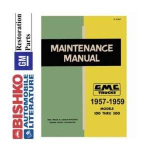  1957 1958 1959 GMC 100 500 TRUCK Shop Service Manual CD 