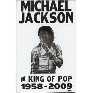 Michael Jackson The King of Pop 1958   2009 14 X 22 Vintage Style 