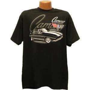  Chevrolet 1967 Camaro Black Tee Shirt Large: Sports 